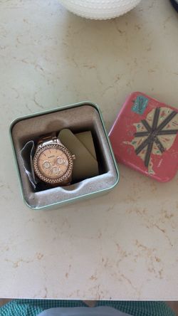 Fossil Rose Gold Women's Watch with Box