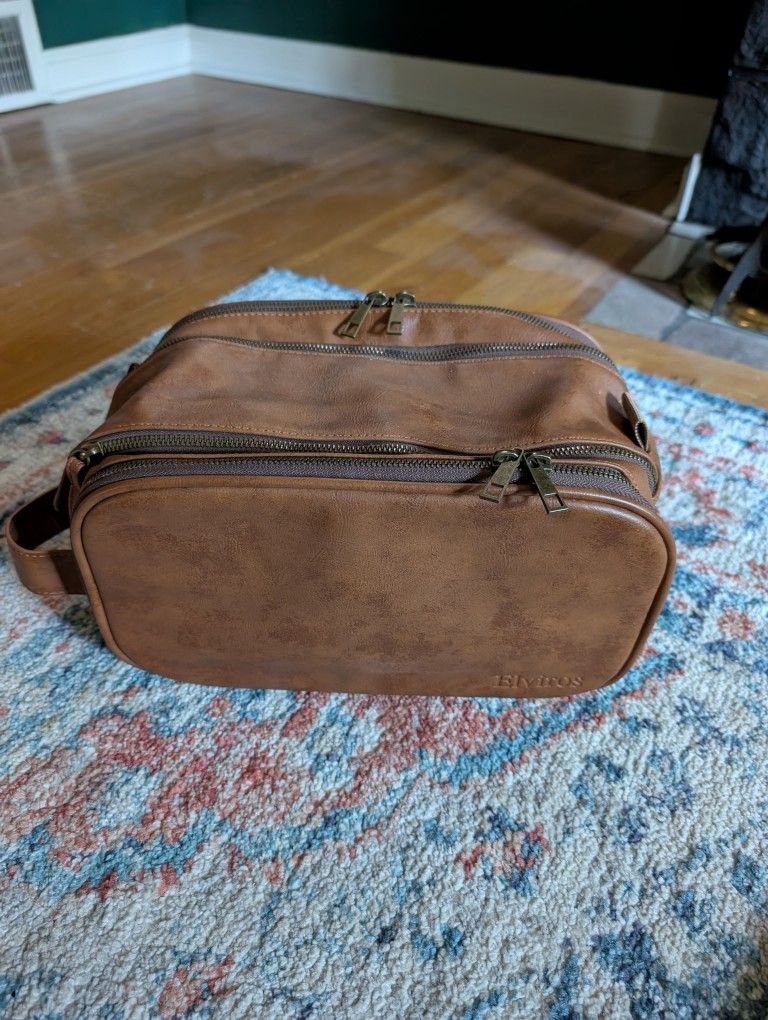 Brown Toiletry Bag