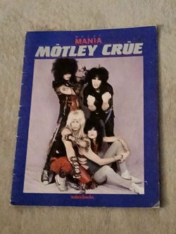 Motley Crue 1984 Metal Mania glam rock mag