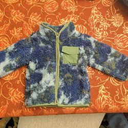 Oshkosh B'gosh Boys Zip Up Sherpa Jacket 12 Months 