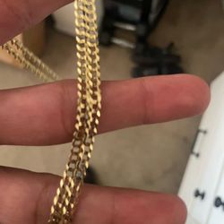 14k Solid Curb link