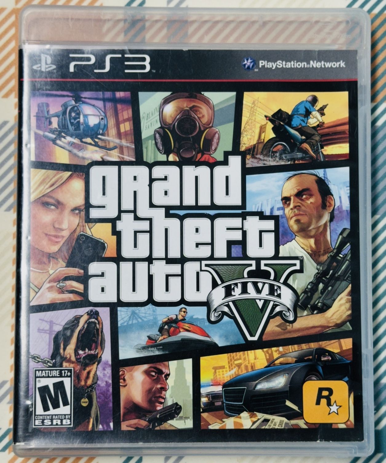 Grand Theft Auto V (PlayStation 3, 2013)Manual And Map Included TESTED!