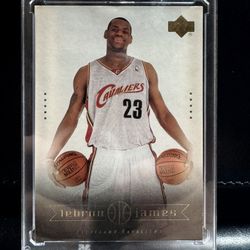 2003 Upper Deck #12 Willing and Able Cavaliers NBA Lebron James Rookie Card -