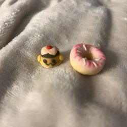donut And Monster Flan Made With Clay They Are Both Together 