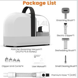  “Pet Grooming Vacuum Kit For Dogs & Cats”