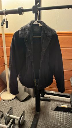 Small Black Levi Corduroy Sherpa