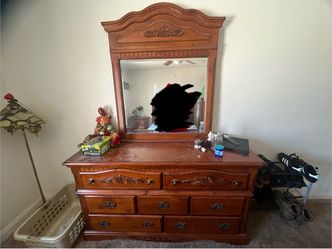 wooden dresser