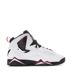 Jordan True Flight White/Black/Varsity Red Youth