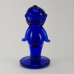 Baby Doll - Boyd Glass - #2 Cobalt Blue - Vintage - Kewpie