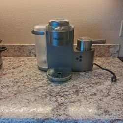Keurig Coffee Pod Maker With Milk Steamer And Milk Frother