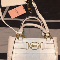 Juicy All White With Gold Trims With Wallet 