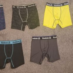 NEW - Reebok Boys Underwear - 5 Size 6/7 Small