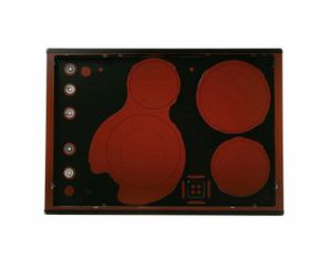 GE WB62X24107 Oven Glass & Frame Maintop Genuine OEM