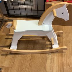 Tender Leaf Wooden Rocking Horse