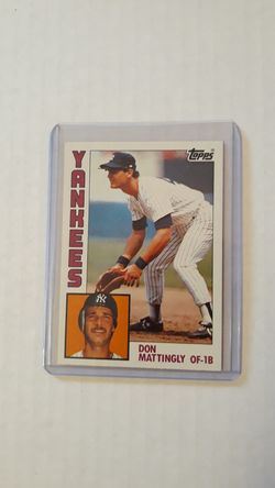 1984 Topps Don Mattingly RC.