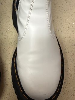 Dr. Martens White Chelsea Boot