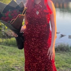 RED PROM DRESS