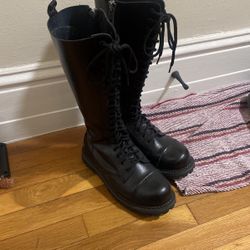 Goth Steel Toe Boots