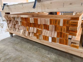 (170) pcs 2”x 4” lumber ends