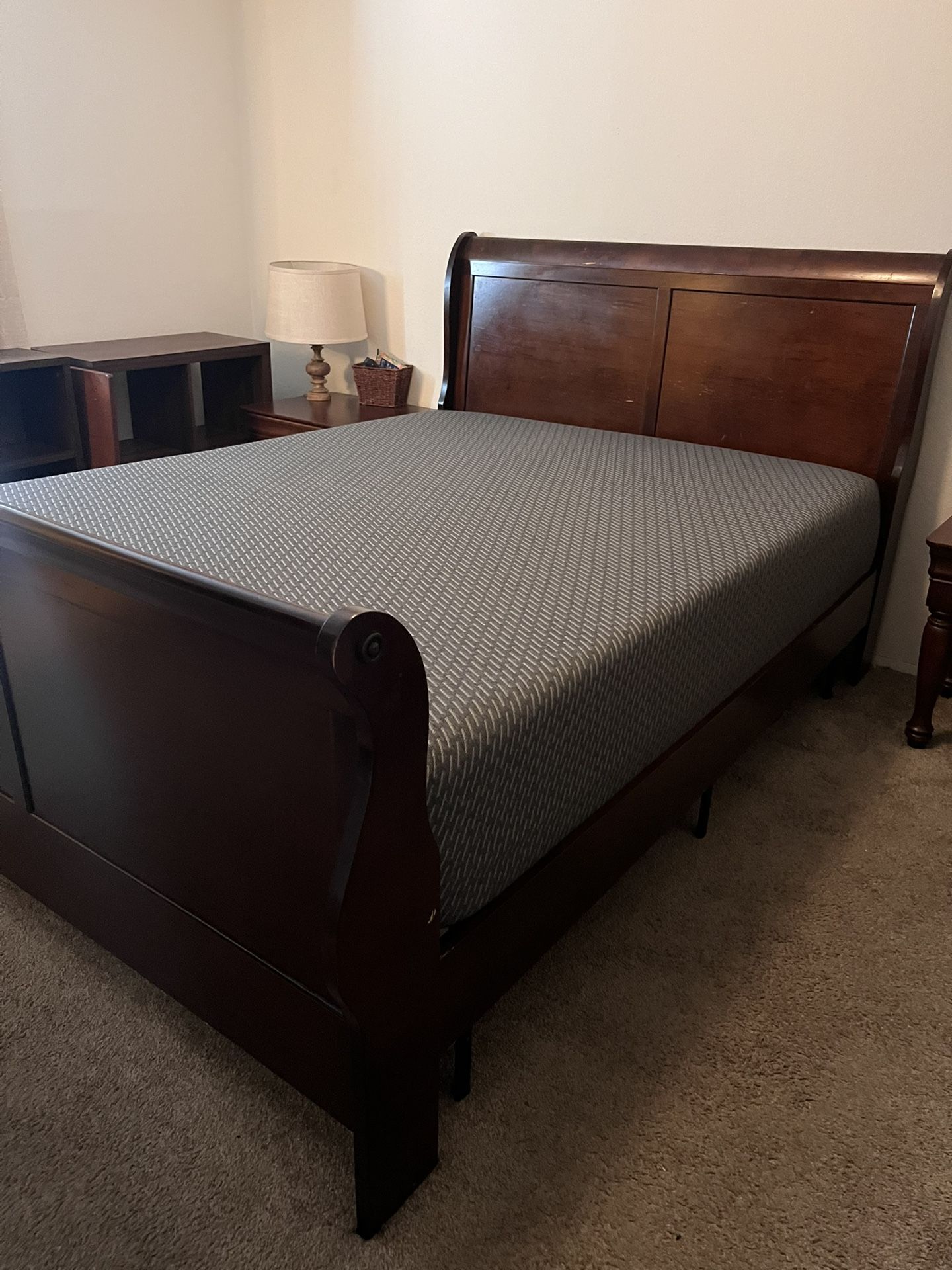 Tuft & Needle Queen Mattress, Frame, and Base