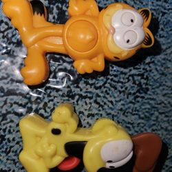 Garfield And Odie Burger King Toys