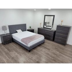GRAY BEDROOM SET 