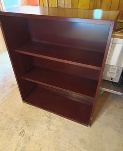 Very Nice REAL WOOD 3 Shelf Bookcase