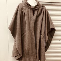 Best Offer Virgin Wool Poncho
