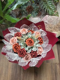 Fall money bouquet