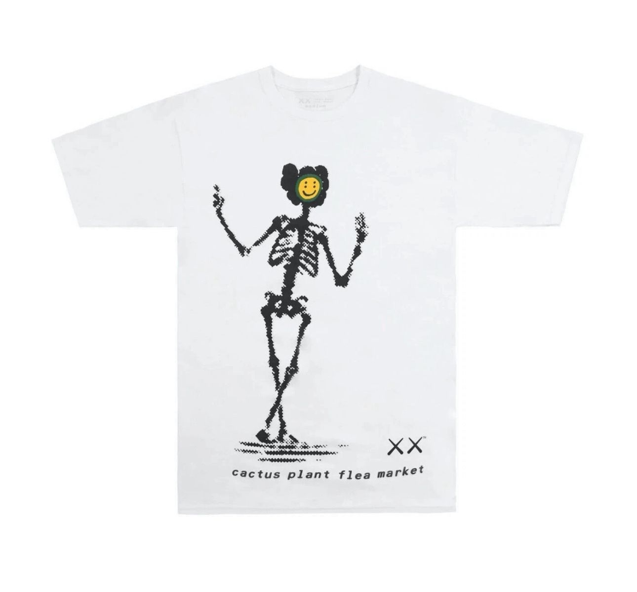 KAWS X Cactus Plant Flea Market T-Shirt White (KAWS-SS05) Men's Size L