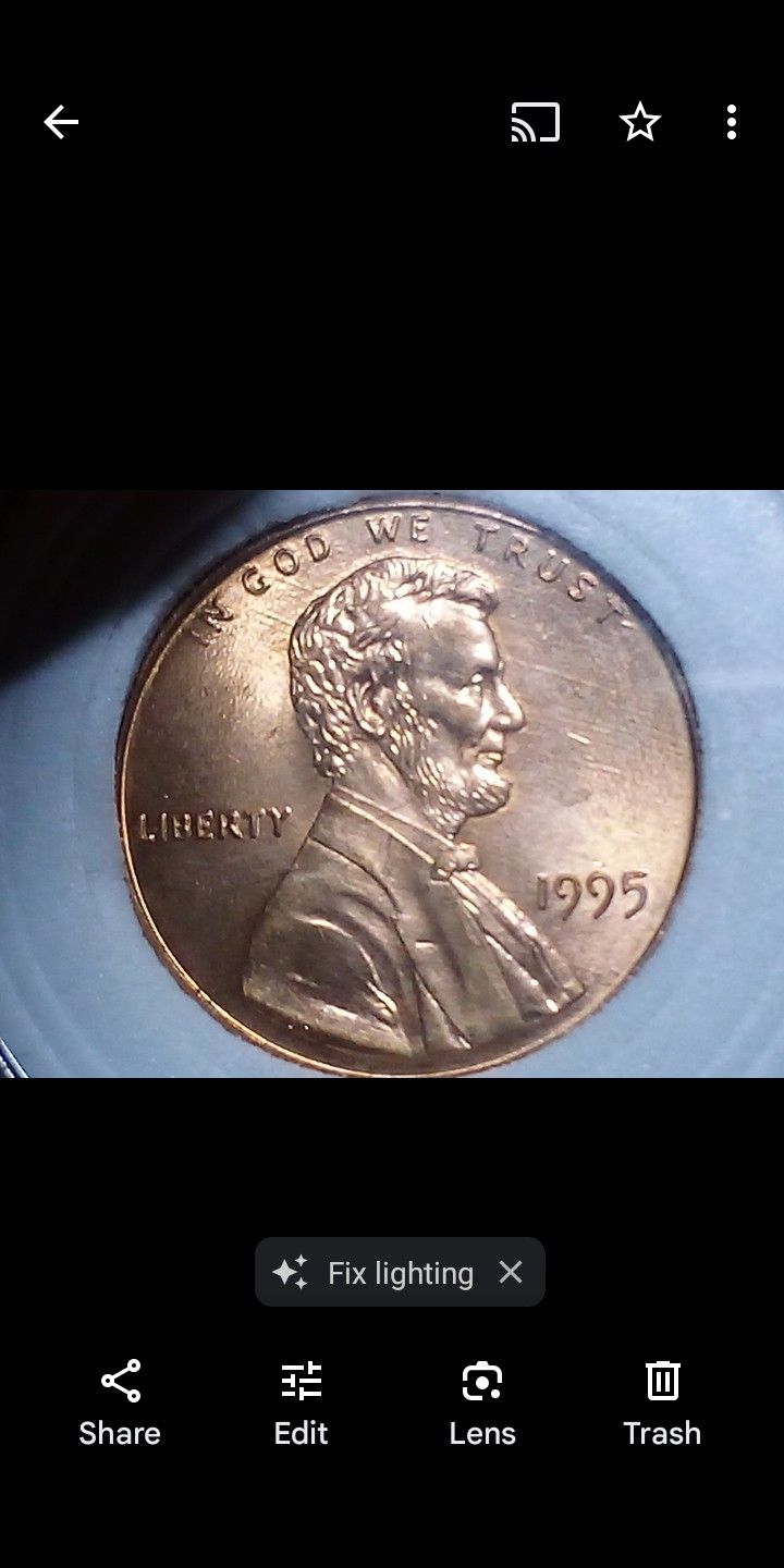 1995 DDO Lincoln Cent High Grade .