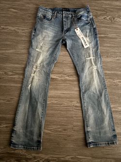 Purple jeans