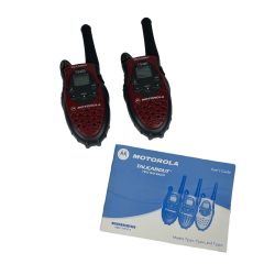 Motorola Talkabout Two-Way Radios T5420 Set of 2 Red
