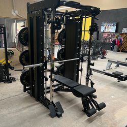 Smith Machine , Squat Rack , Leg Press , Bench Press Machine For Your Weights 