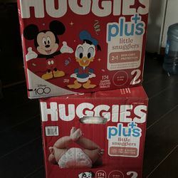 Diapers Size 2 & 3
