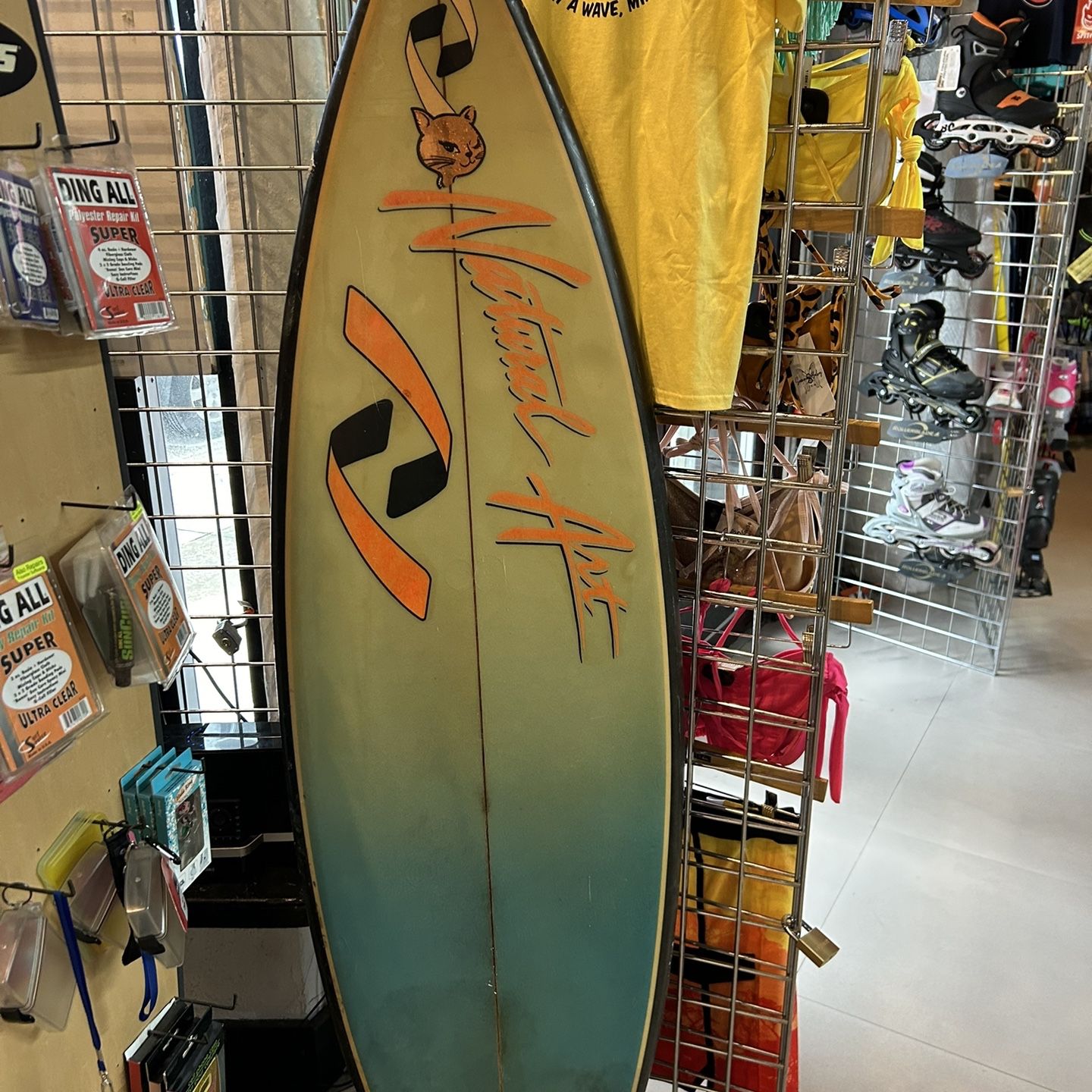 Natural Art Surfboard at Catch A Wave Surf Shop for Sale in Miami