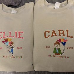 Up Embroidered Crewnecks 