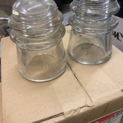 Vintage Telephone Pole Insulators 