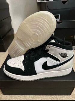 Nike Air Jordan 1 Mid Diamond Shorts GS DN4321-100 Size 6Y Brand New
