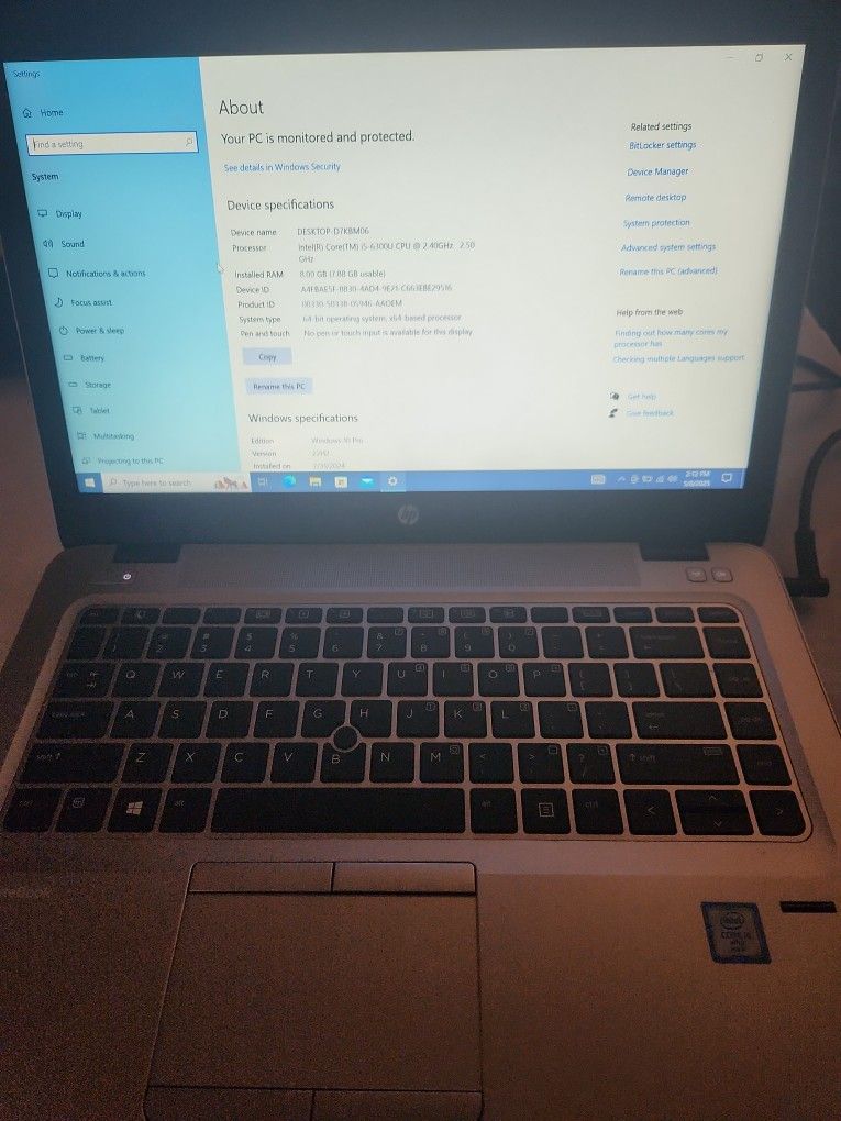 HP EliteBook 840 G3, Used