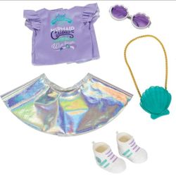 Disney ILY 4ever Ariel Inspired Fashion Pack, Fashion Compatible with Most 18″ Dolls