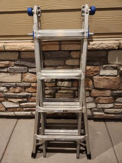 multi position ladder
Werner
reach: 17'
capacity: 300 lbs
model: MT-17B
$40