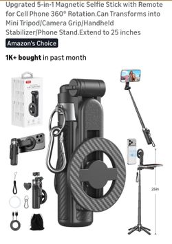 Selfie stick and stand