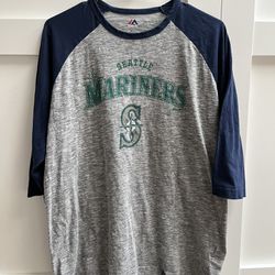 Mariner Mens Baseball Shirt Size Large