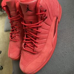 Gym Red Retro 12 Jordan Sz 14