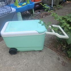 Price Is Firm.. 32.can Igloo Rolling Ice Chest