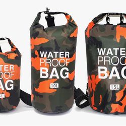 Conquer the Waters: ANTERRoof Camouflage Dry Bag Trio for All Adventures