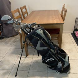CALLAWAY BIG BERTHA GOLF SET LEFT HANDED+CALLAWAY STAND GOLF BAG
