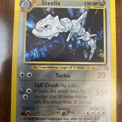 Pokemon Steelix Neo Genesis 15/111 Unlimited Holo Rare! NM! 💫
