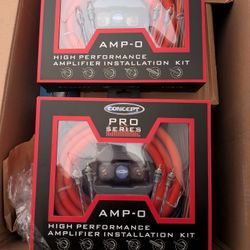 0 Gauge Amplifier Installation Kits For $40 Per Kit. No Lower